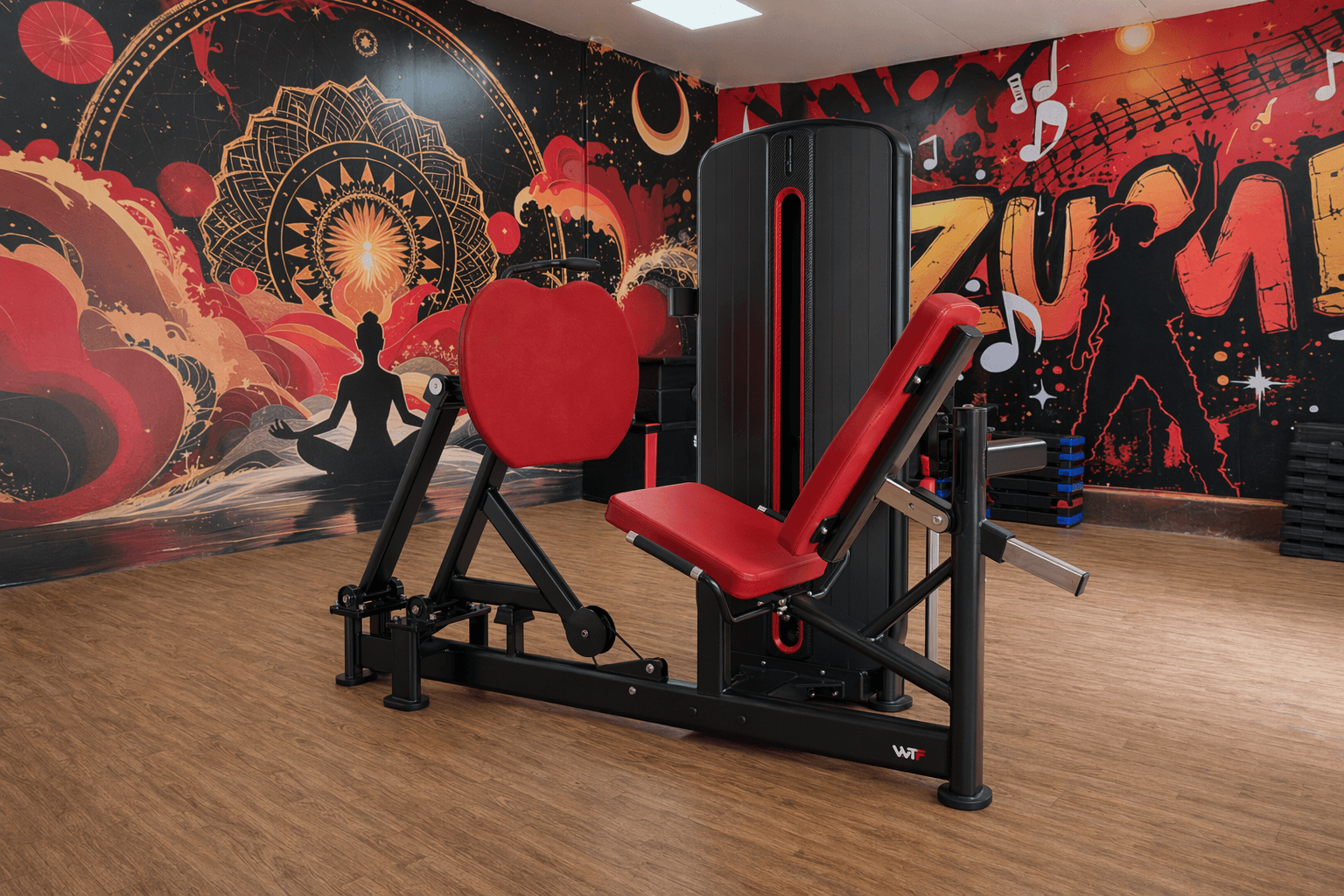 Leg Press deployed in a WTF gym