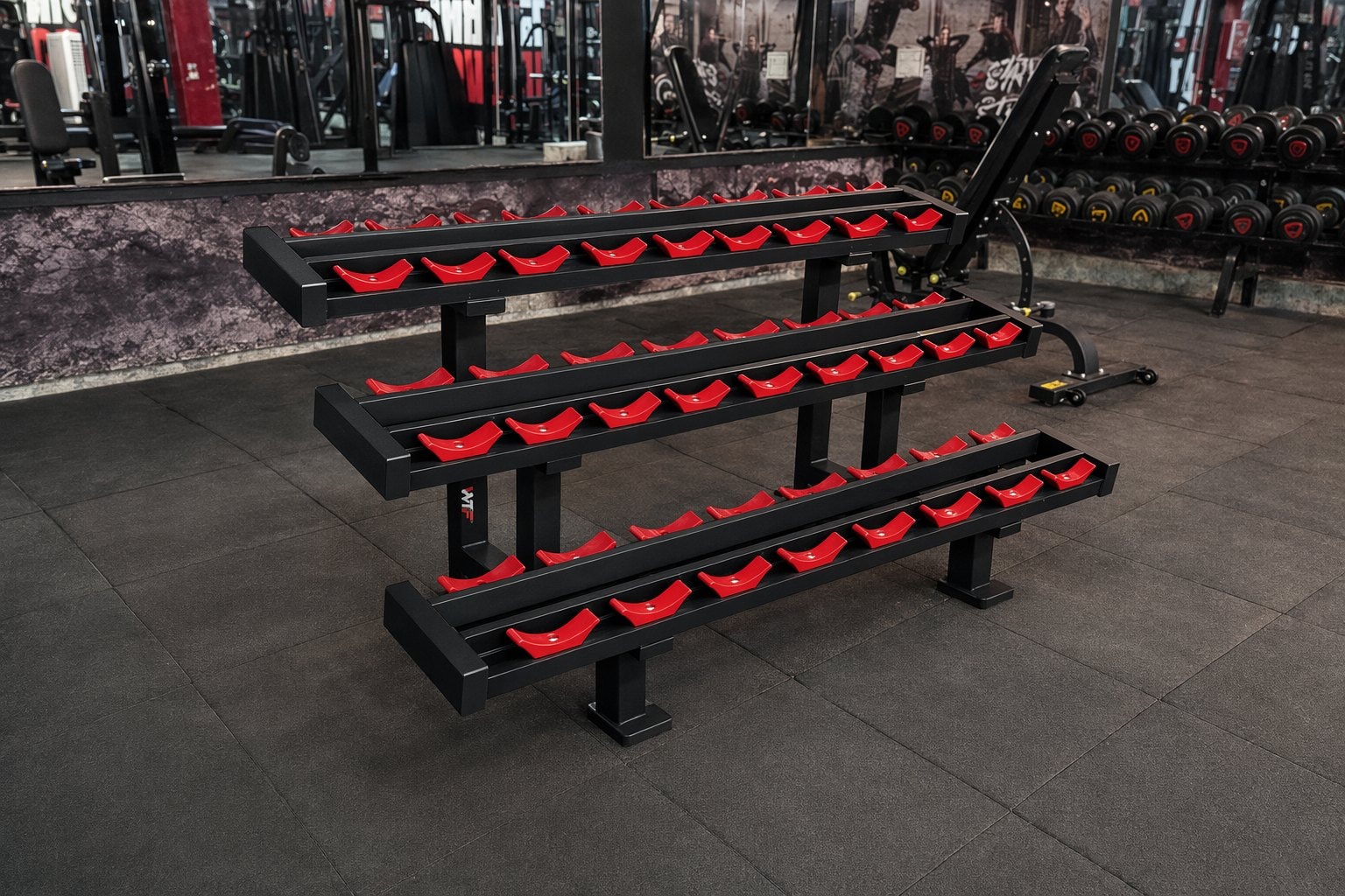 Flagship strength zone inside an operating WTF gym