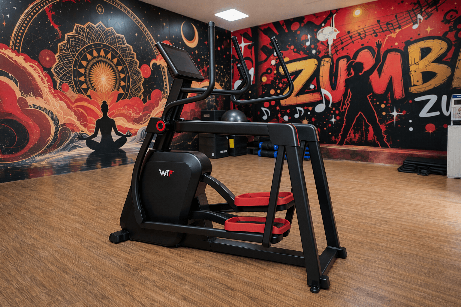 Commercial Elliptical Cross Trainer (WTF-AT-666) deployed inside a WTF gym